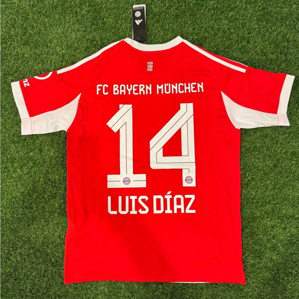 Men’s Luis Diaz #14 Bayern Munich Jersey 25-26 - Picture 2 of 2